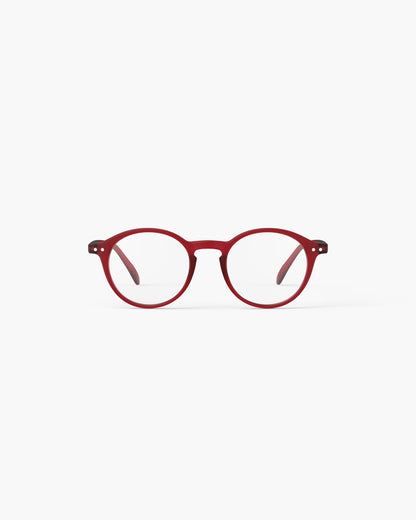 Unisex Reading Glasses - Style D - Cherry Red +2