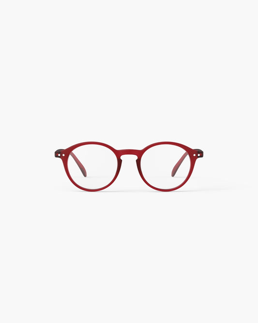 Unisex Reading Glasses - Style D - Cherry Red +3