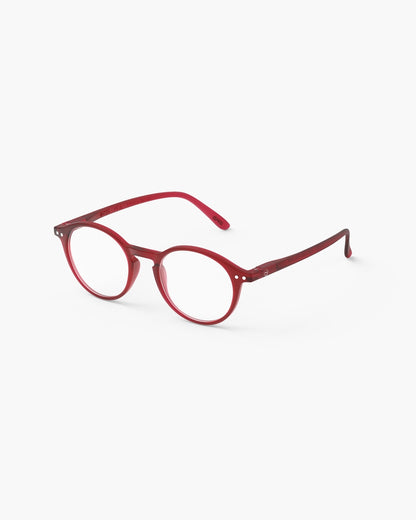 Unisex Reading Glasses - Style D - Cherry Red +2