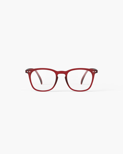 Unisex Reading Glasses - Style E - Cherry Red +2