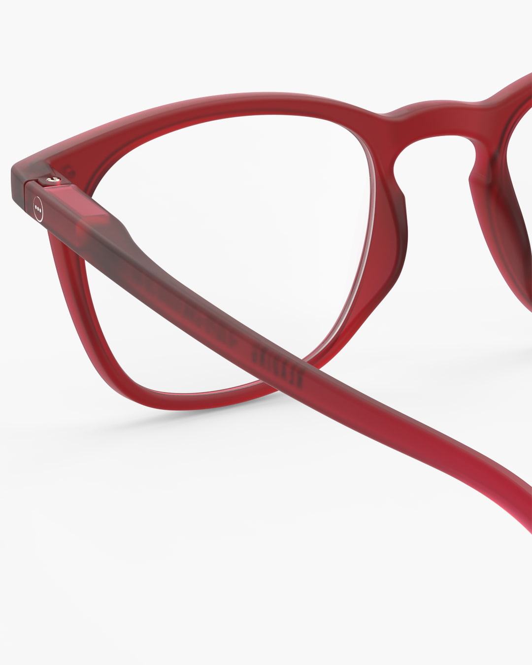 Unisex Reading Glasses - Style E - Cherry Red +2
