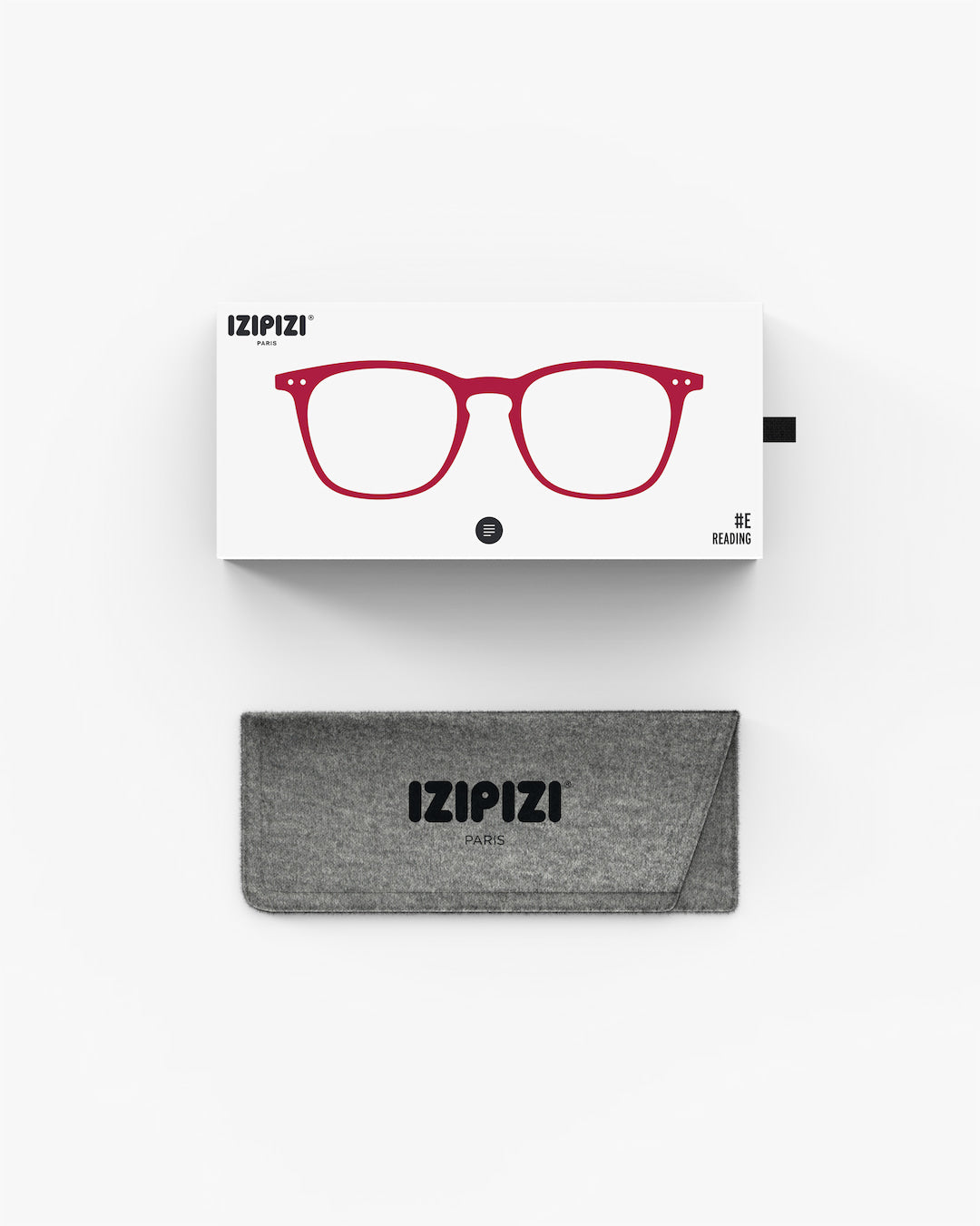 Unisex Reading Glasses - Style E - Cherry Red +2