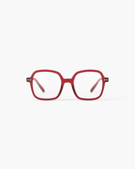 Unisex Reading Glasses - Style Office - Cherry Red +3