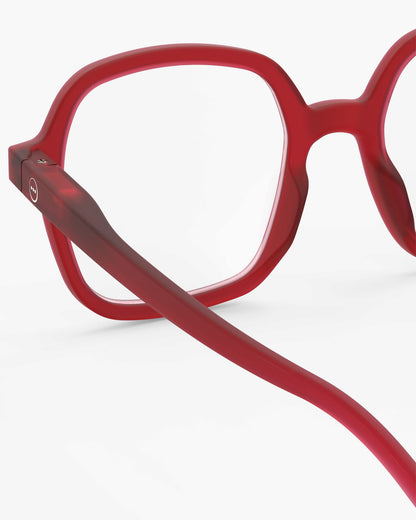 Unisex Reading Glasses - Style Office - Cherry Red +2.5