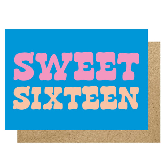 Sweet Sixteen card
