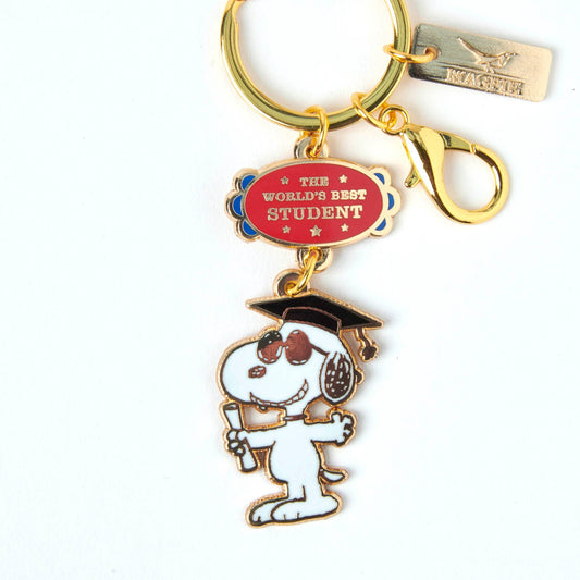 Peanuts World's Best Keyring Student