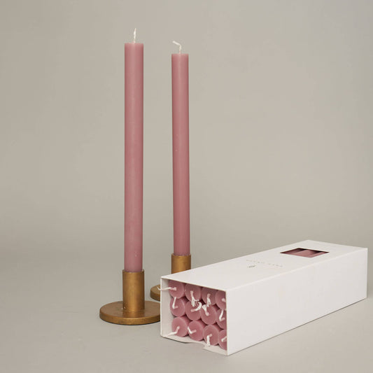 Dinner Candle (single candle) - Rose