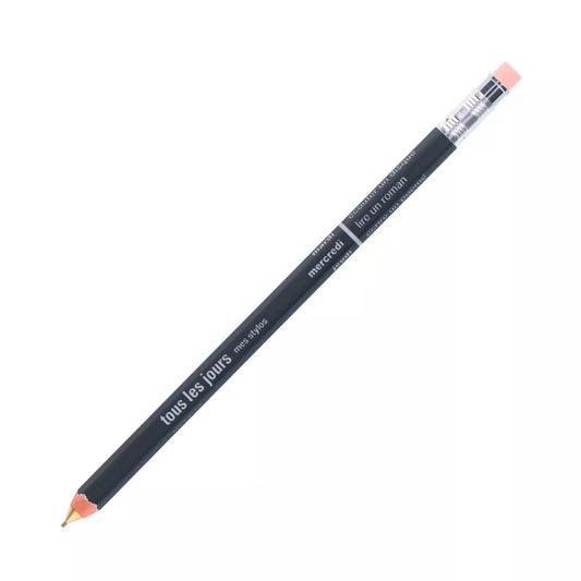 Tous Les Jours Mechanical Pencil with Eraser - Black