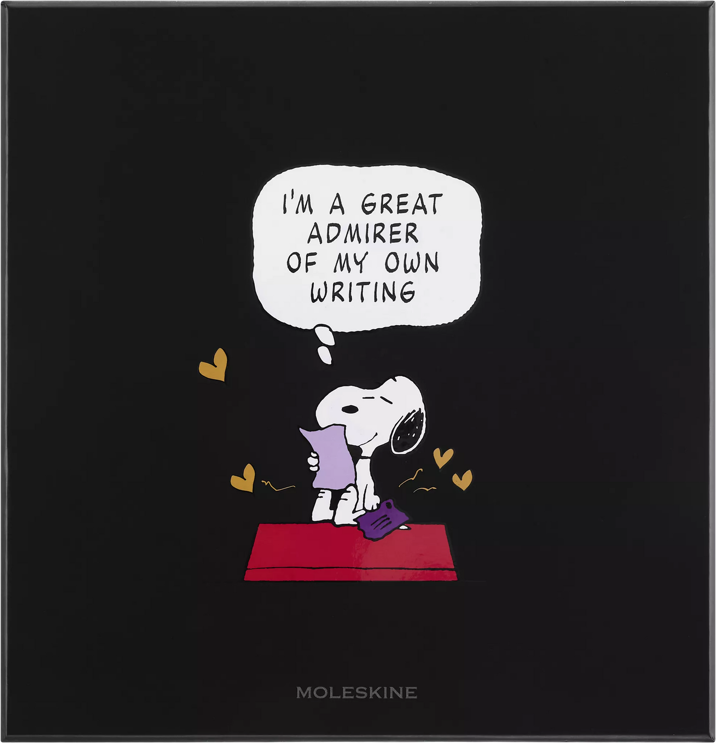 Peanuts Boxed Themed Large Hard Cover, Pencils, Stickers, Bookmark- Moleskine