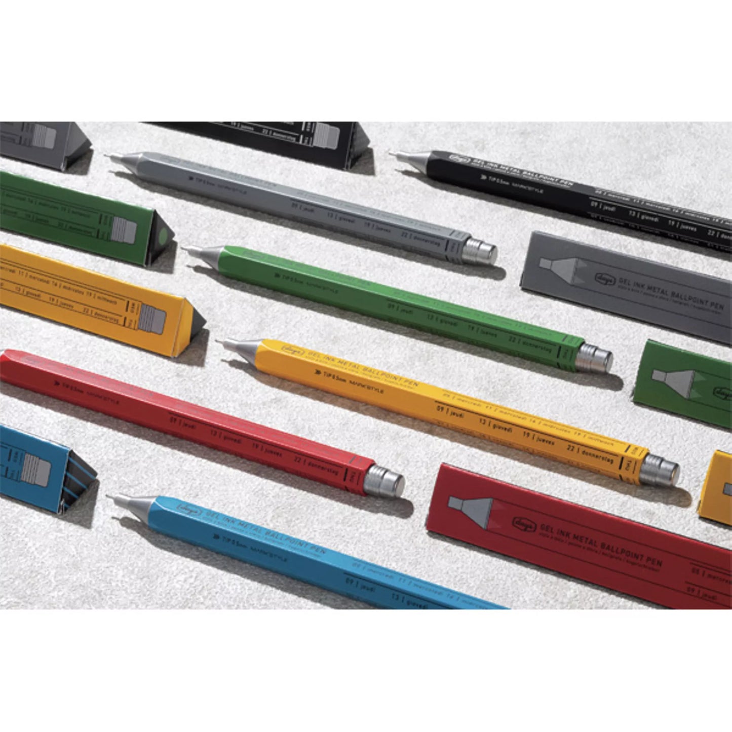 Tous Les Jours Metal Gel Pen - Black