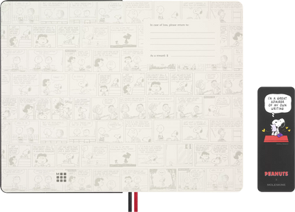 Peanuts Boxed Themed Large Hard Cover, Pencils, Stickers, Bookmark- Moleskine
