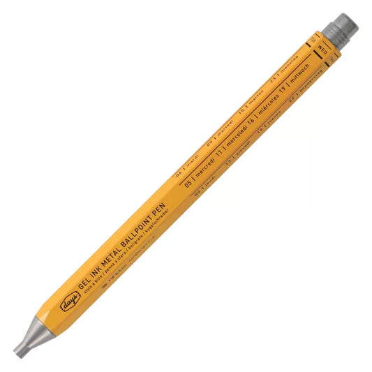 Tous Les Jours Metal Gel Pen - Yellow