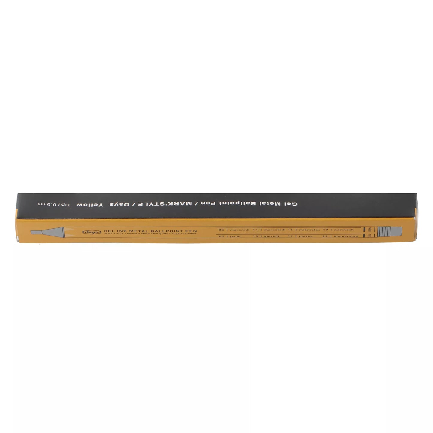 Tous Les Jours Metal Gel Pen - Yellow