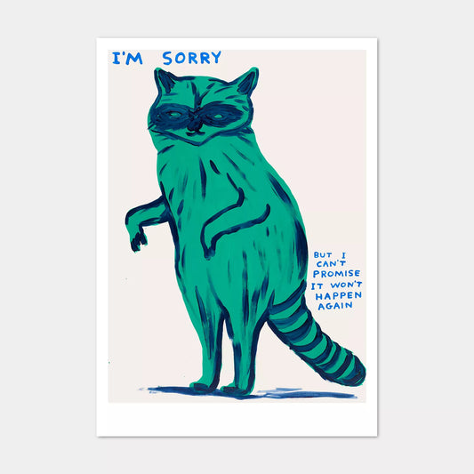 A5 Postcard Sorry - David Shrigley