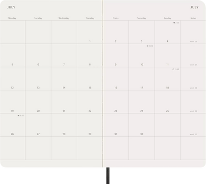 Moleskine Monthly Diary /Planner 2027 - Black