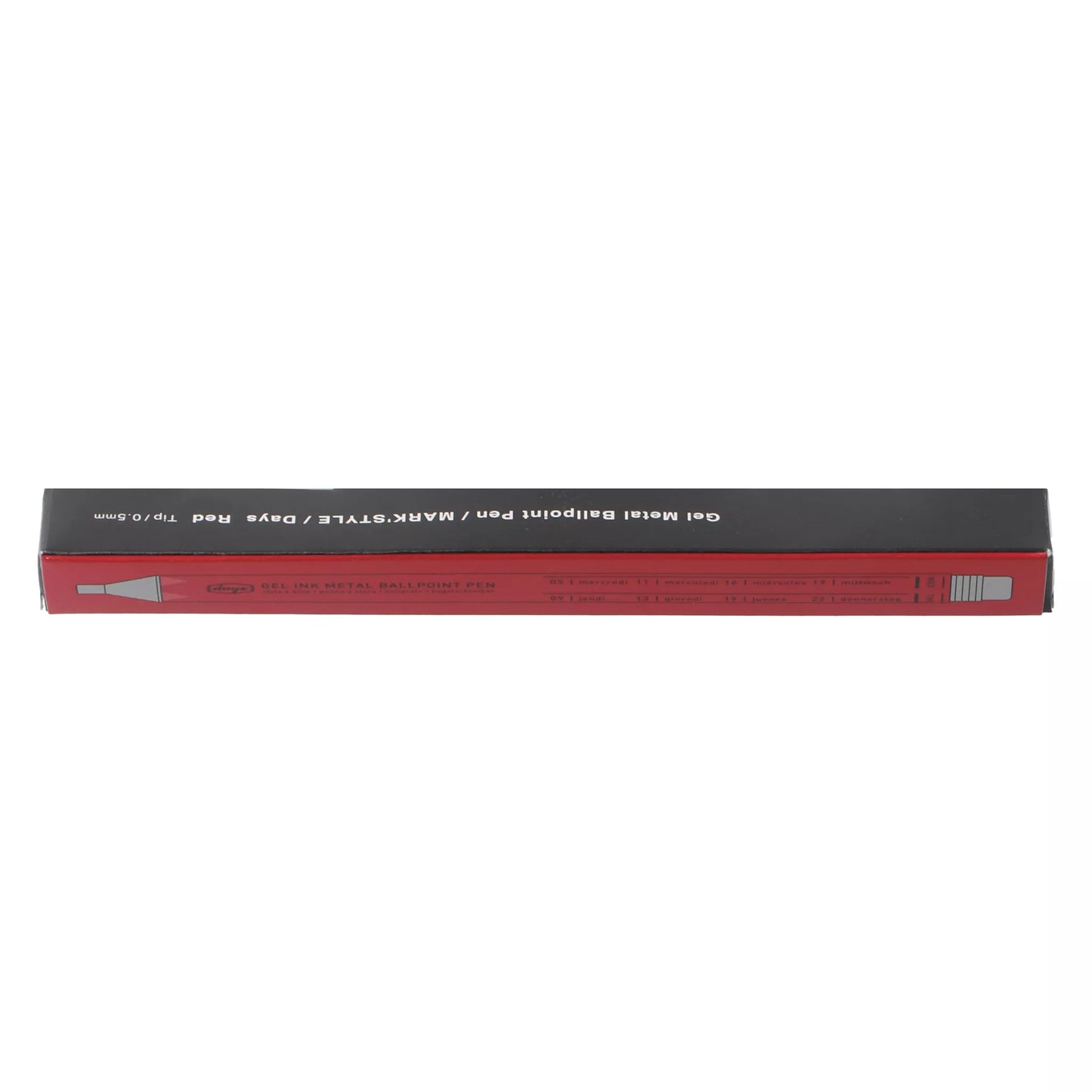 Tous Les Jours Metal Gel Pen - Red