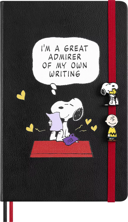 Moleskine Ltd. Ed. Peanuts Double Pin Set: Snoopy & Charlie