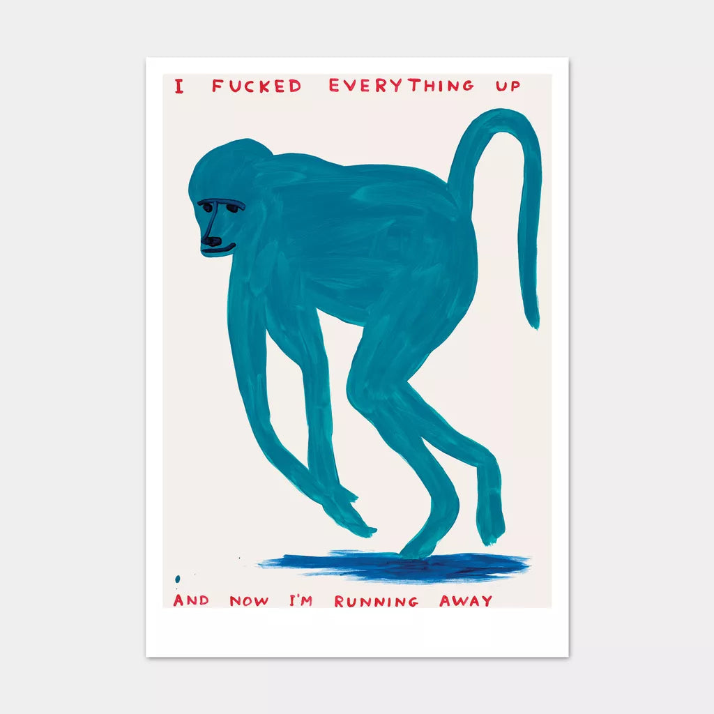 A5 Postcard F**ked Up - David Shrigley