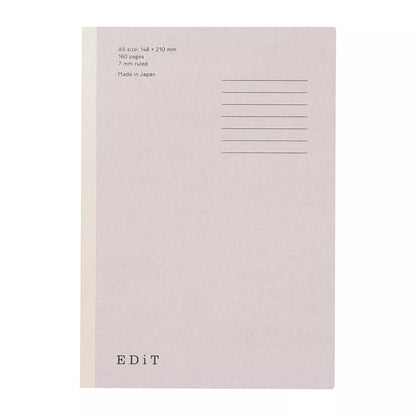 EDiT Notebook A5 /160 pages - 7 mm Ruled