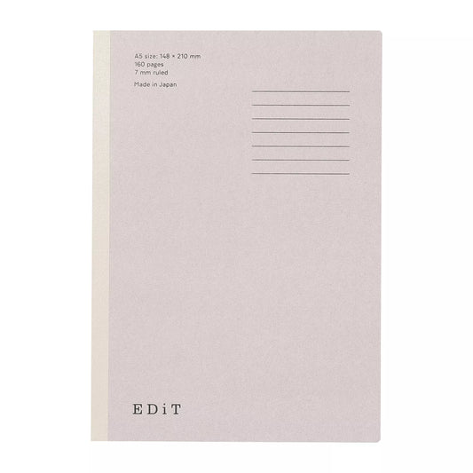 EDiT Notebook A5 /160 pages - 7 mm Ruled