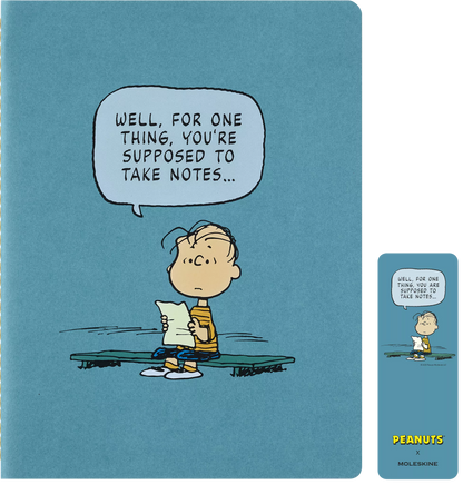 Le Peanuts Linus Single Notebook - Moleskine