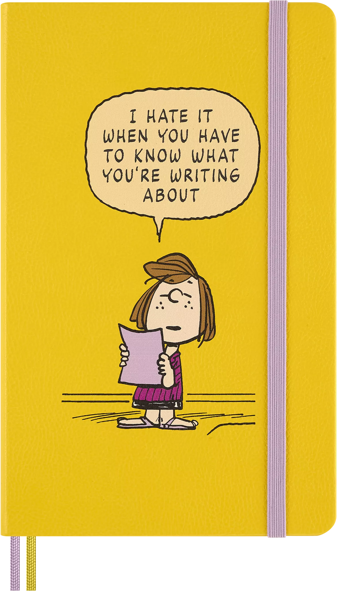 Peanuts Boxed Large Ruled Hardcover Notebook, Stickers, Bookmark & Patch- Moleskine