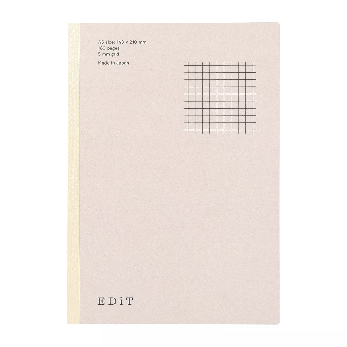EDiT Notebook A5 /160 pages - 5 mm Grid