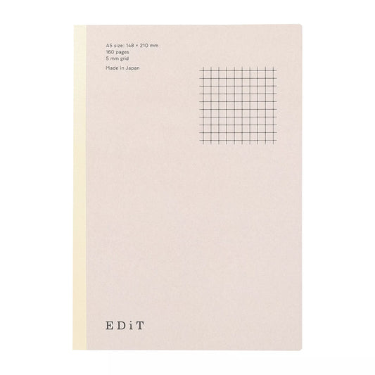 EDiT Notebook A5 /160 pages - 5 mm Grid