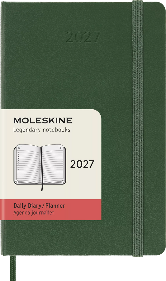 Moleskine 12 Month Daily Diary /Planner 2027 - Myrtle Green