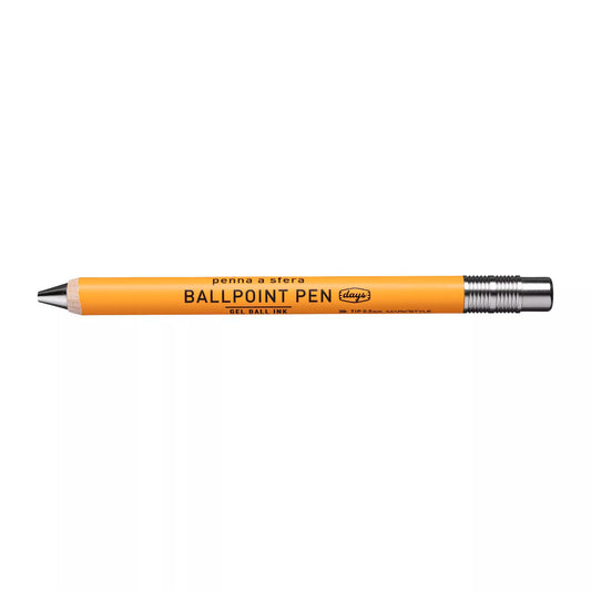 Days Gel Wood Ball Pen - Orange