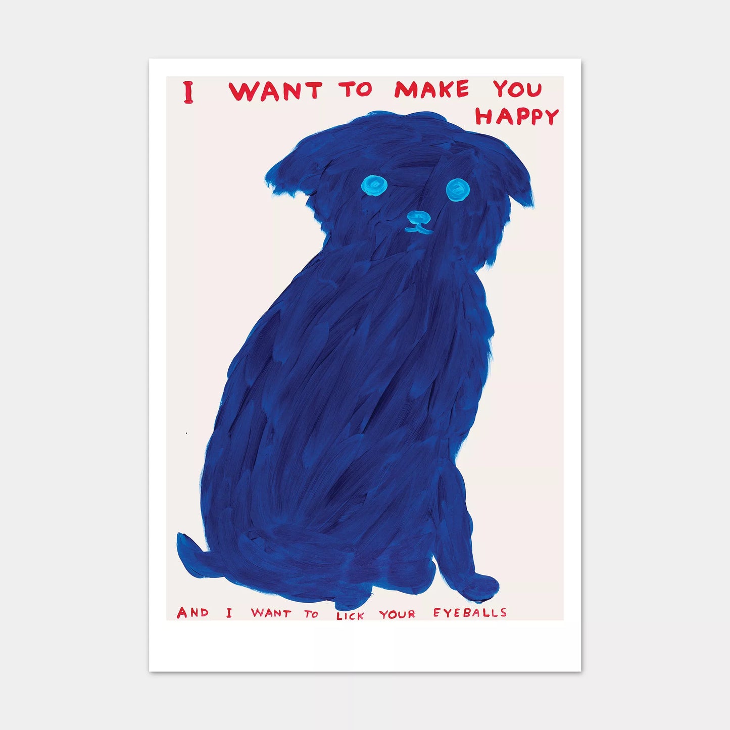 A5 Postcard Make You Happy - David Shrigley