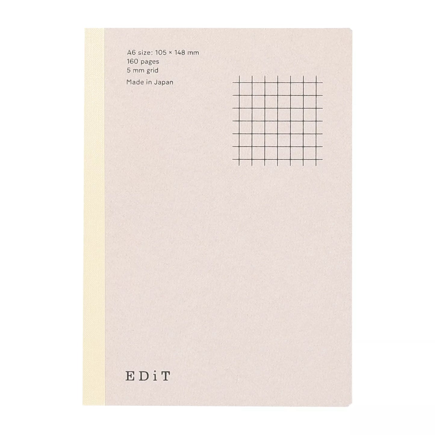 EDiT Notebook A6 /160 pages - 5 mm Grid