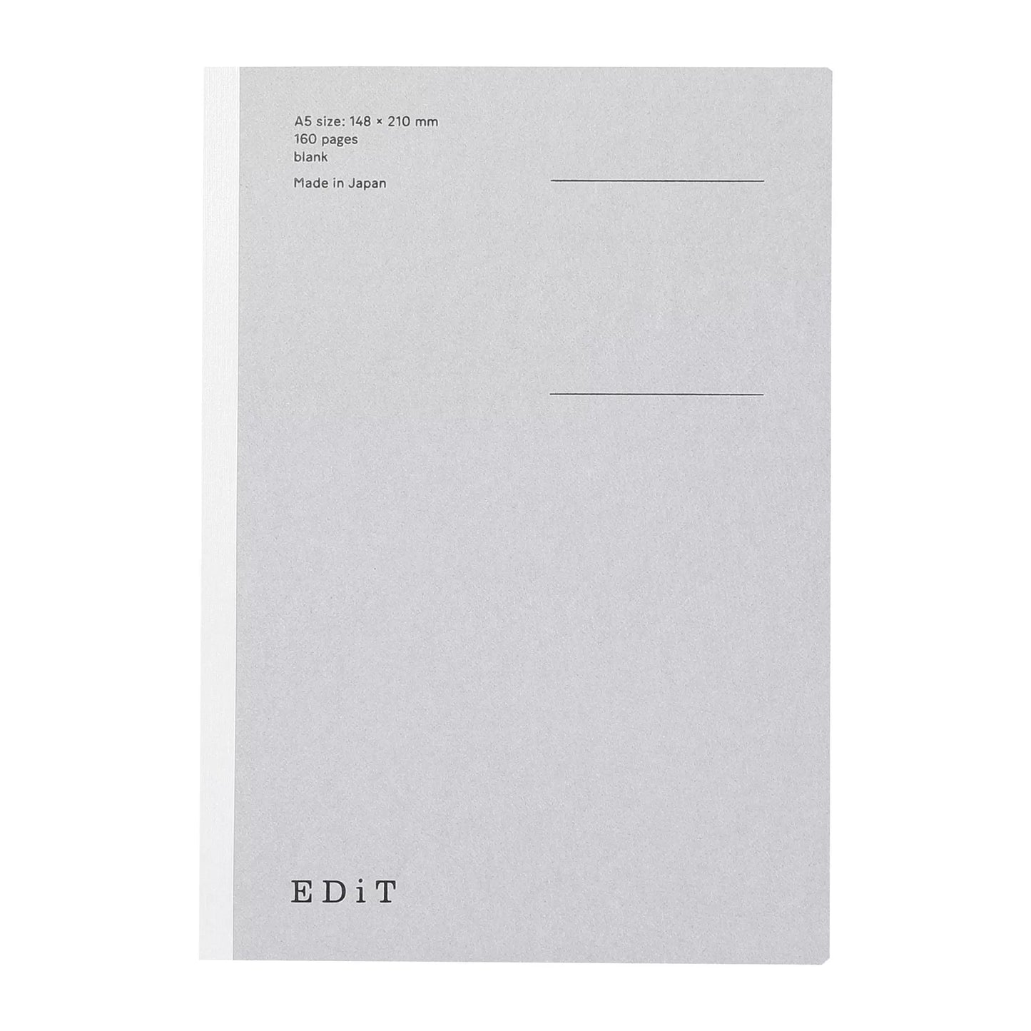 EDiT Notebook A5 /160 pages - Blank