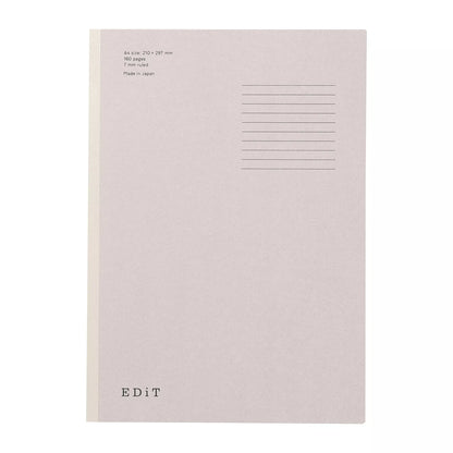 EDiT Notebook A4 /160 pages - 7 mm Ruled