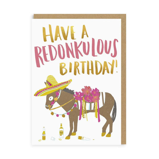 Redonkulous Birthday Card