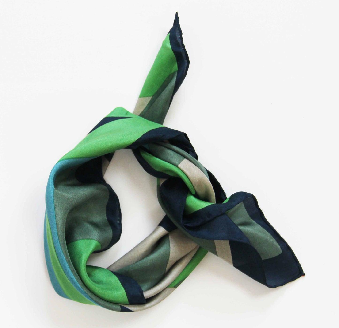 Silk Square Scarf 50 x 50 cm Vivaro Vert Green