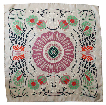 Silk Square Scarf 50 x 50 cm Marushka Grey