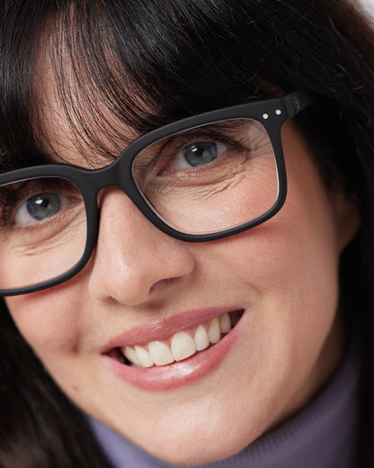 Unisex Reading Glasses - Style L - Black +1