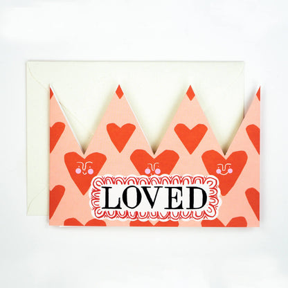 Loved Card - Party Hat