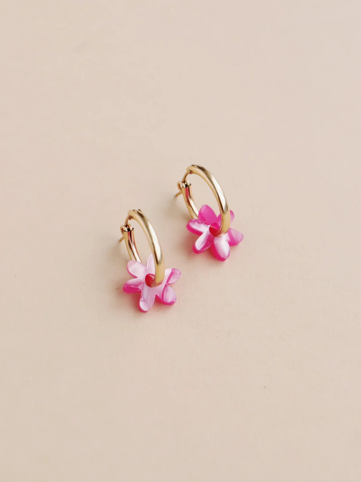 Mini Caia Hoops - Orchid