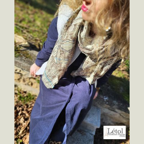 French Jacquard Scarf  - Diego Glaise