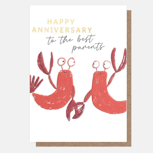 Lobsters Anniversary Card
