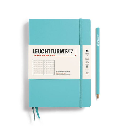 Leuchtturm A5 Dotted Notebook Aquamarine