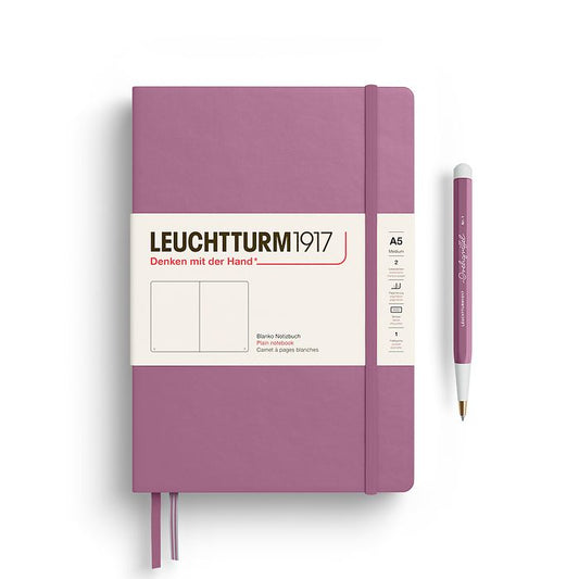 Leuchtturm A5 Ruled Hardcover Notebook Dusty Rose