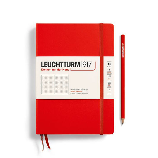 Leuchtturm A5 Dotted Notebook Red