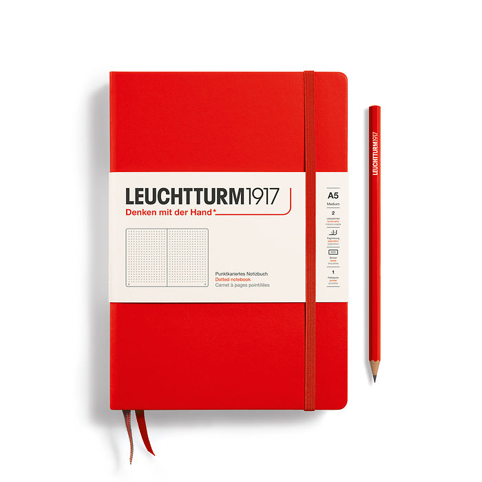 Leuchtturm A5 Dotted Hardcover Notebook - Fox Red