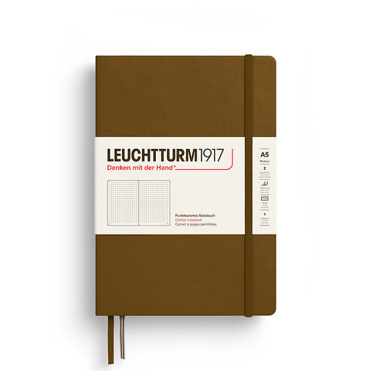 Leuchtturm A5 Dotted Hardcover Notebook - Spice Brown