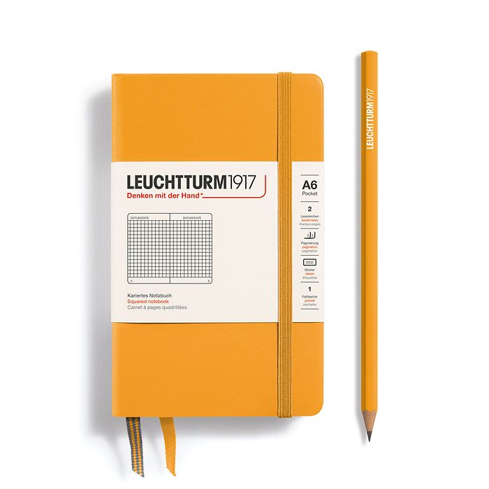 Leuchtturm A6 Squared Notebook Rising Sun