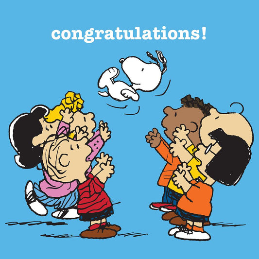 Snoopy Square in Air Congratulations