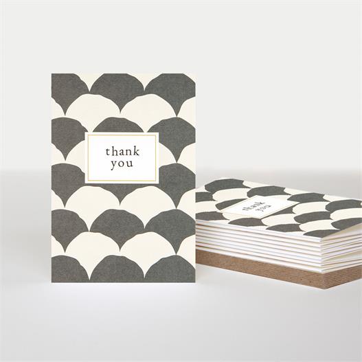 Mono Pattern Thank You Cards Pack